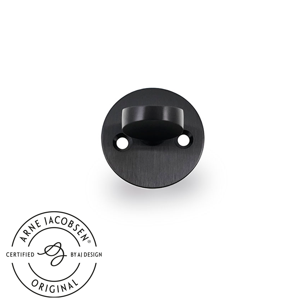 Arne Jacobsen vrider til hoveddør i rustfri stål med en charcoal overflade c/c 30 mm. ASSA
