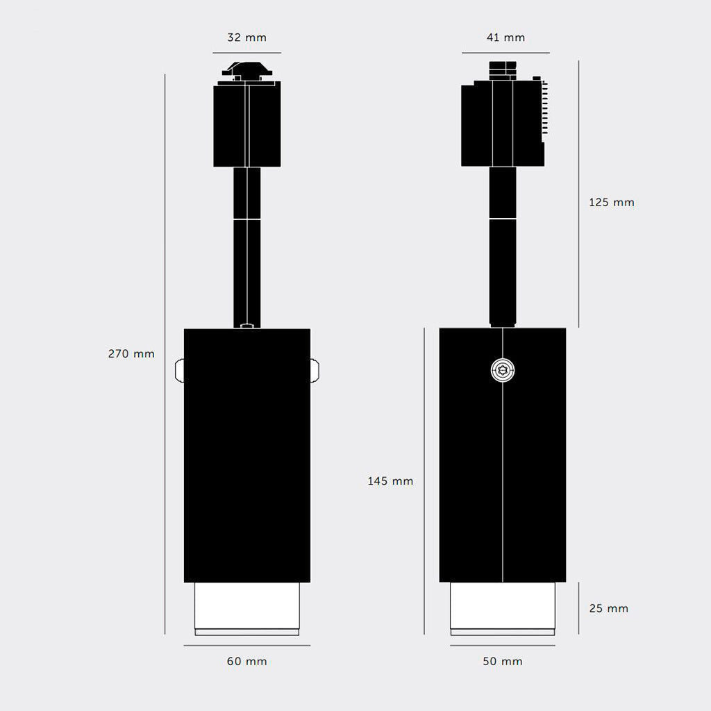 Exhaust track Linear i stone med detaljer burnt steel • Buster + Punch