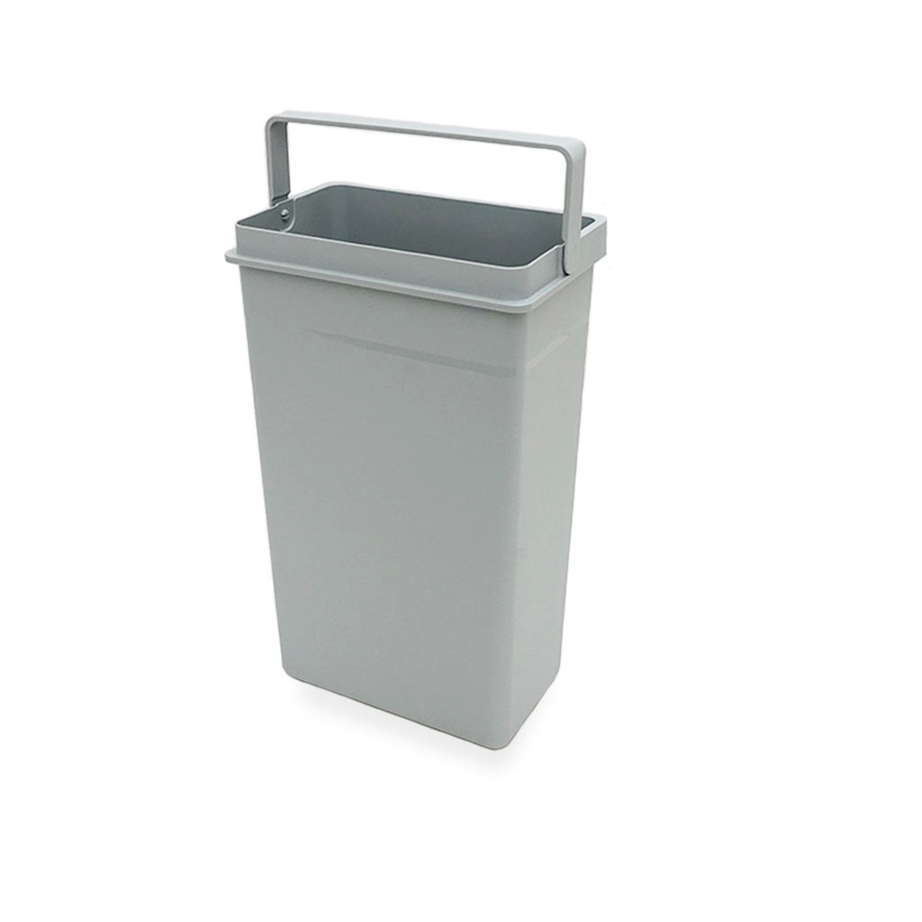 Affaldssystem: Copenhagen 10L Grey • Affaldsspand på 10 liter i lysegrå plast med hanke.