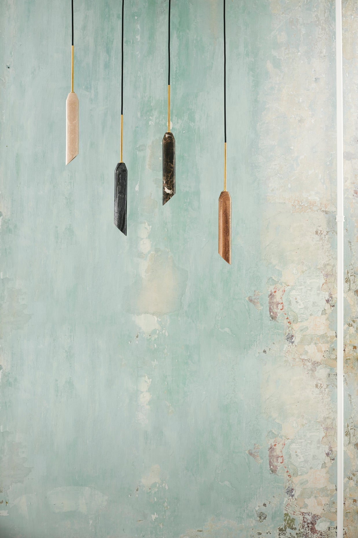Marble Art pendel, golden • Design by Us