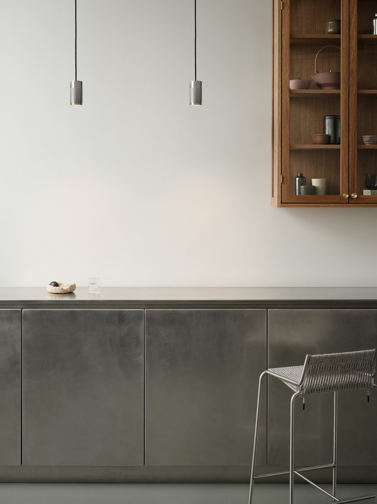 Patrone Small pendel, rustfrit stål look • Thorup Copenhagen