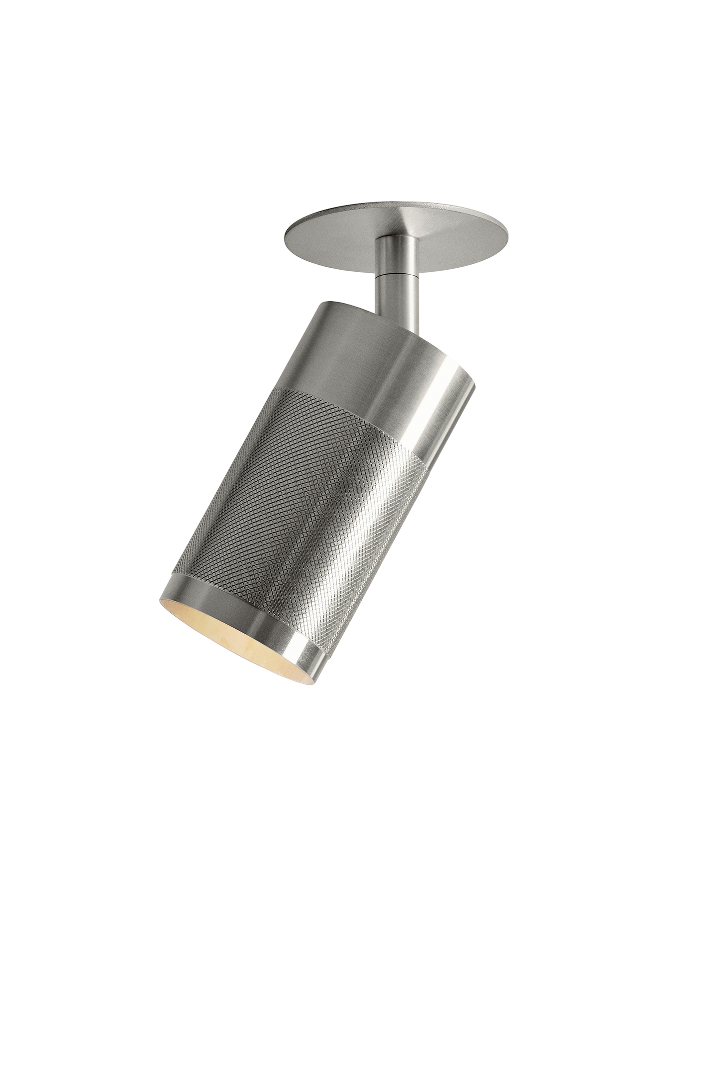 Patrone loftspot med dækplade, rustfritt stål look • Thorup Copenhagen