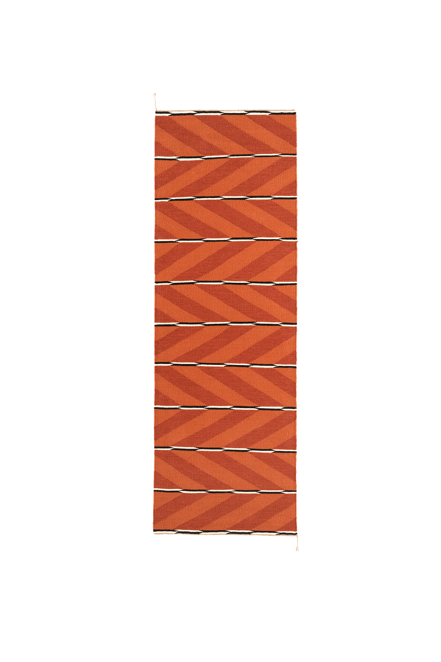 Tæppe VK-6, rød/orange • NORDICMODERN