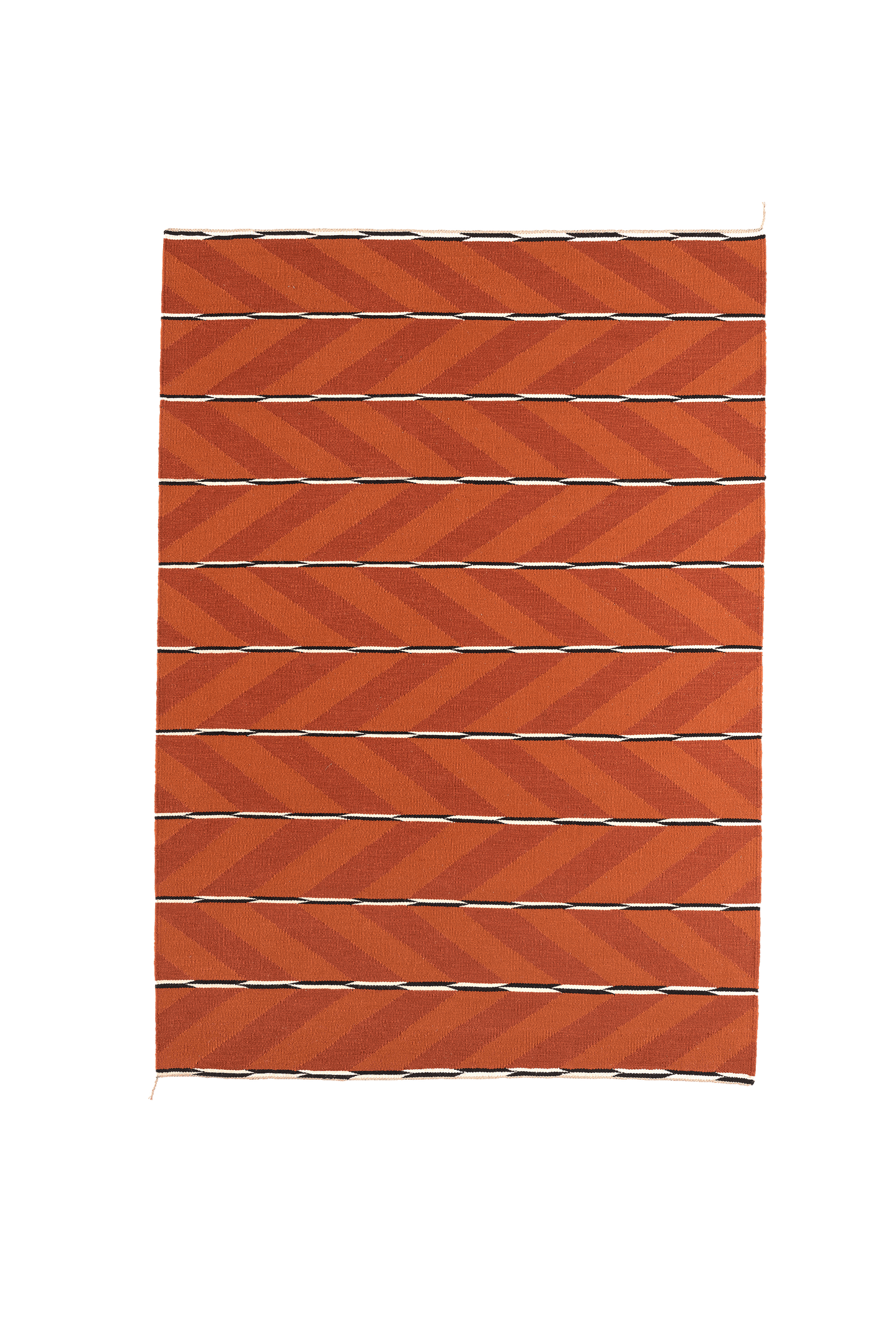 Tæppe VK-6, rød/orange • NORDICMODERN