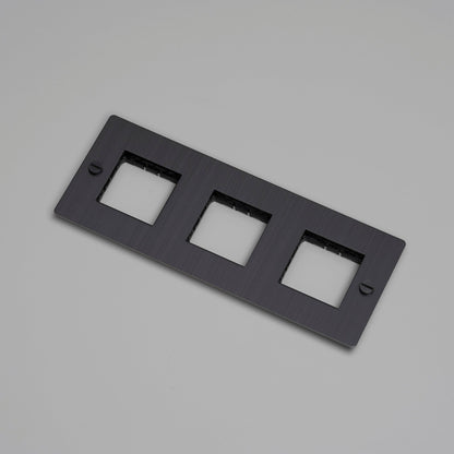 3G bagplade uden indsats (vandret), smoked bronze • Buster + Punch