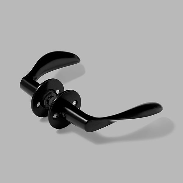Sort dørhåndtag fra Arne Jacobsen