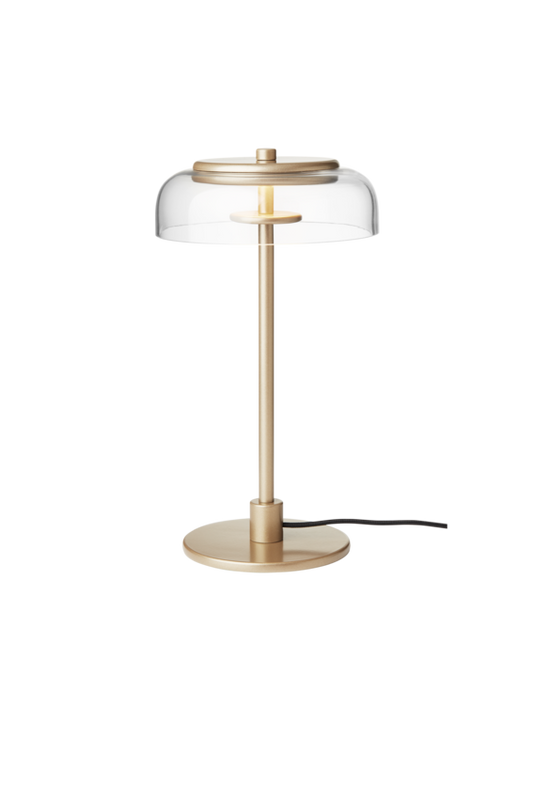 Blossi Table Small bordlampe, nordic gold / clear • NUURA