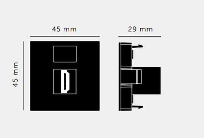 Modul til HDMI, hvid • Buster + Punch