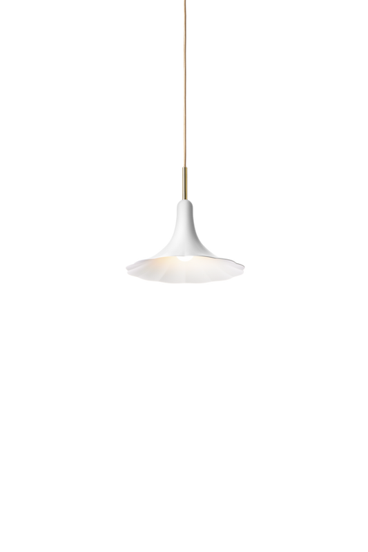 Petalii 1 pendel, polished brass / opal • NUURA