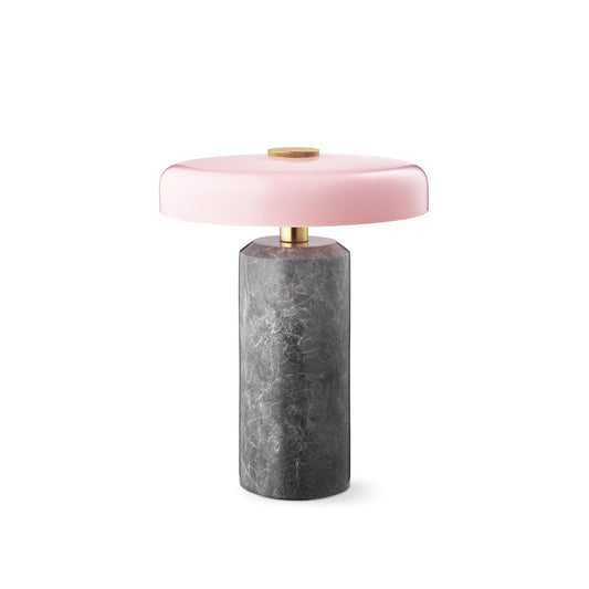 Trip Portable bordlampe, silver/rose glossy • Design by Us