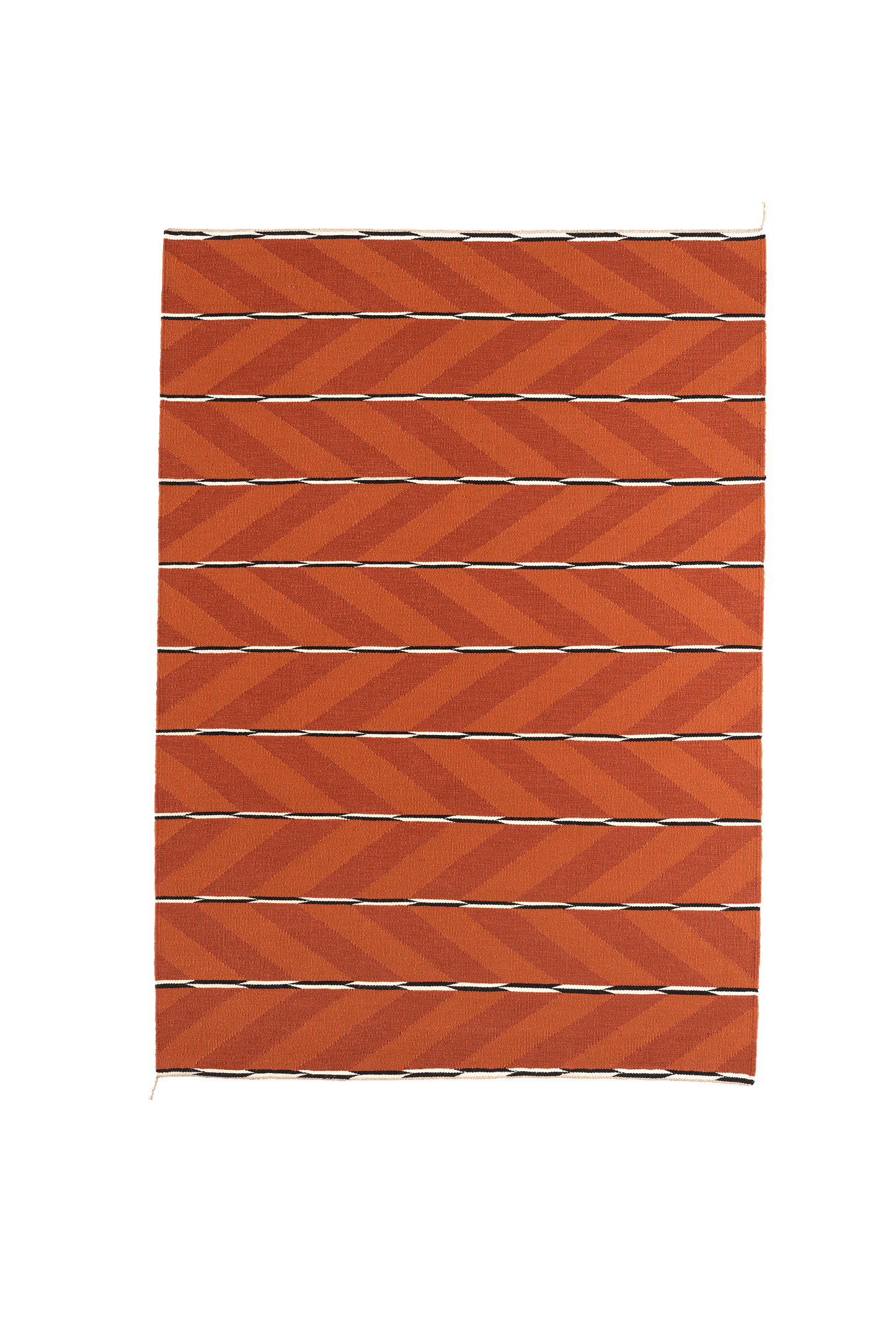 Tæppe VK-6, rød/orange • NORDICMODERN