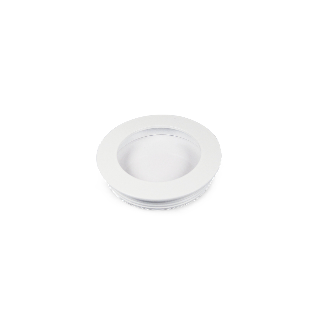 Faxe • Skålgreb i mat hvid i Ø55/60 mm