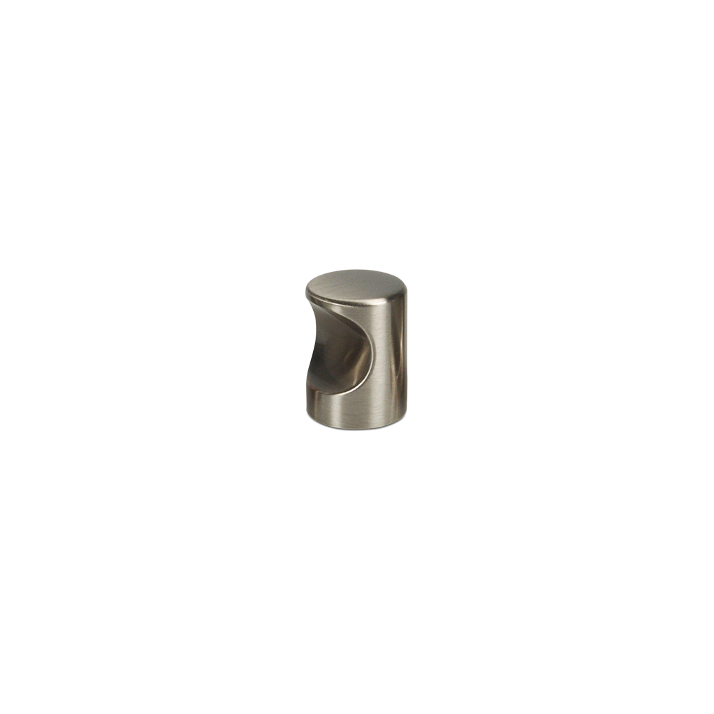 Blokhus • Cylinder knop i rustfri stål look