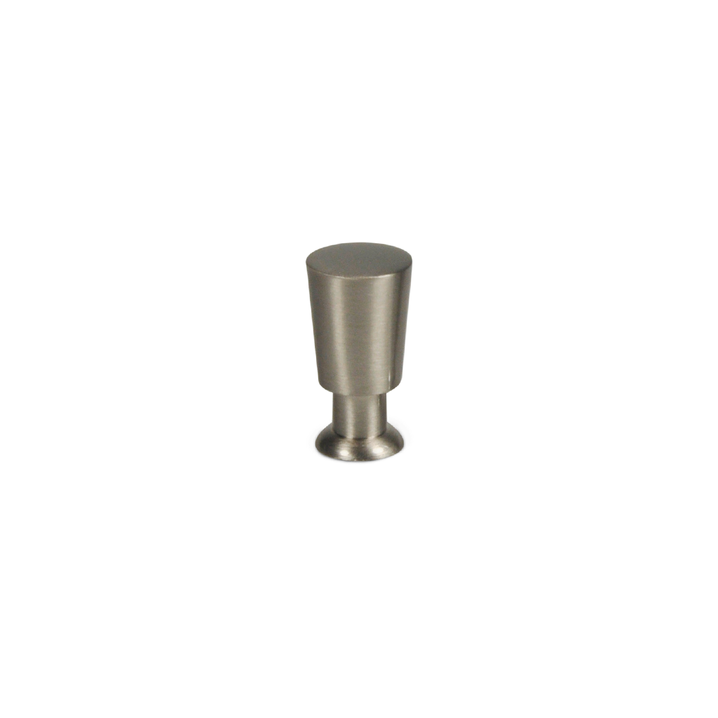 Egå • Cylinder knop i børstet rustfri stål look